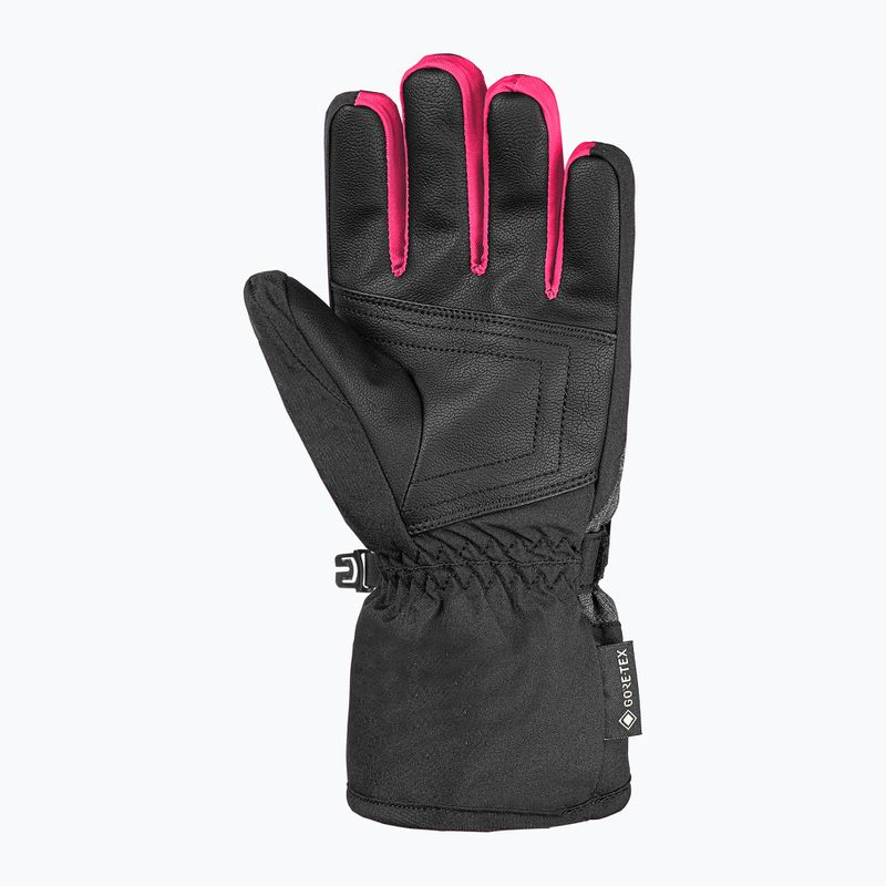 Рукавички лижні дитячі Reusch Rocket GORE-TEX black/black melange/pink glo 2