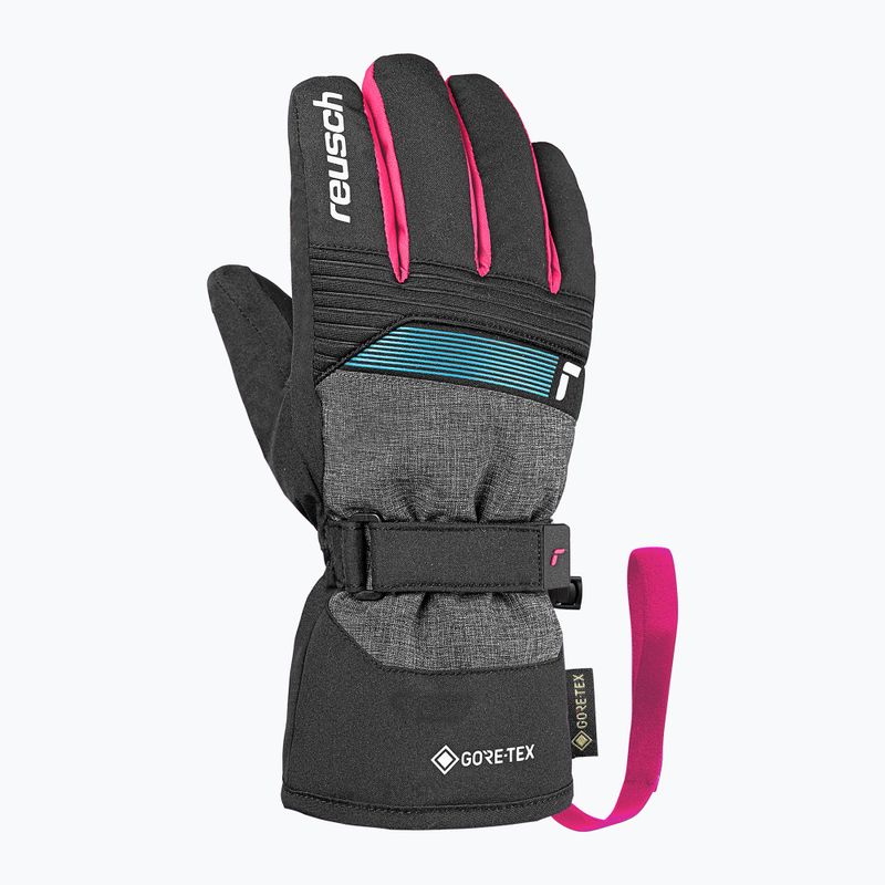 Рукавички лижні дитячі Reusch Rocket GORE-TEX black/black melange/pink glo 3