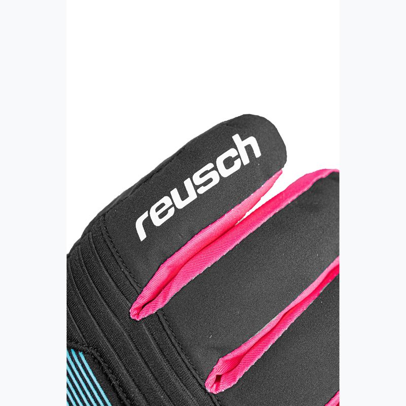 Рукавички лижні дитячі Reusch Rocket GORE-TEX black/black melange/pink glo 4