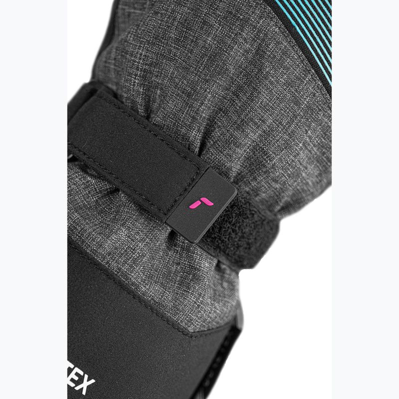 Рукавички лижні дитячі Reusch Rocket GORE-TEX black/black melange/pink glo 6