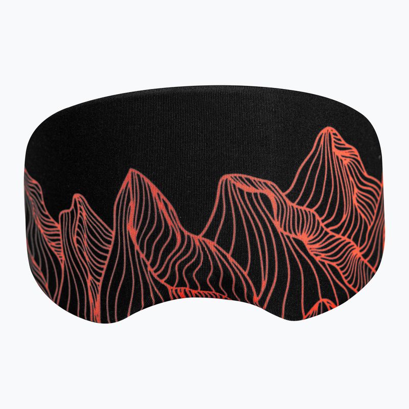 Чохол для окулярів Reusch Goggle Cover black/fluo red 3