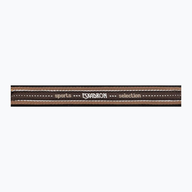 Недоуздок для коня Eskadron Pin Buckle коричневий/кремовий/темно-коричневий 2