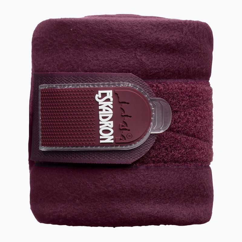 Флісові обмотки для коня Eskadron Fleece бордові