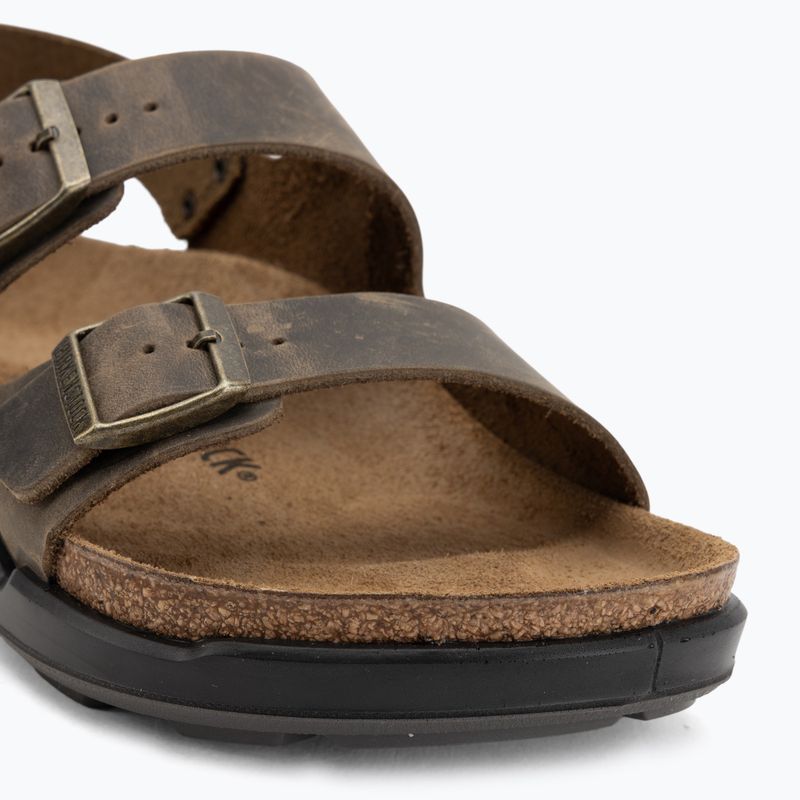 Сандалі чоловічі BIRKENSTOCK Milano Crosstown Oiled Leather Regular faded khaki 7