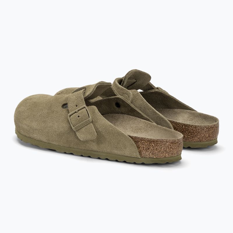 В'єтнамки BIRKENSTOCK Boston SFB VL Регулярні вицвілі шльопанці кольору хакі 3