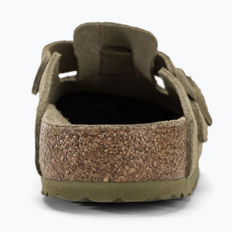 В'єтнамки BIRKENSTOCK Boston SFB VL Регулярні вицвілі шльопанці кольору хакі 7