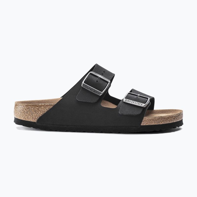 Шльопанці BIRKENSTOCK Arizona Vegan Birkibuc Narrow black 2