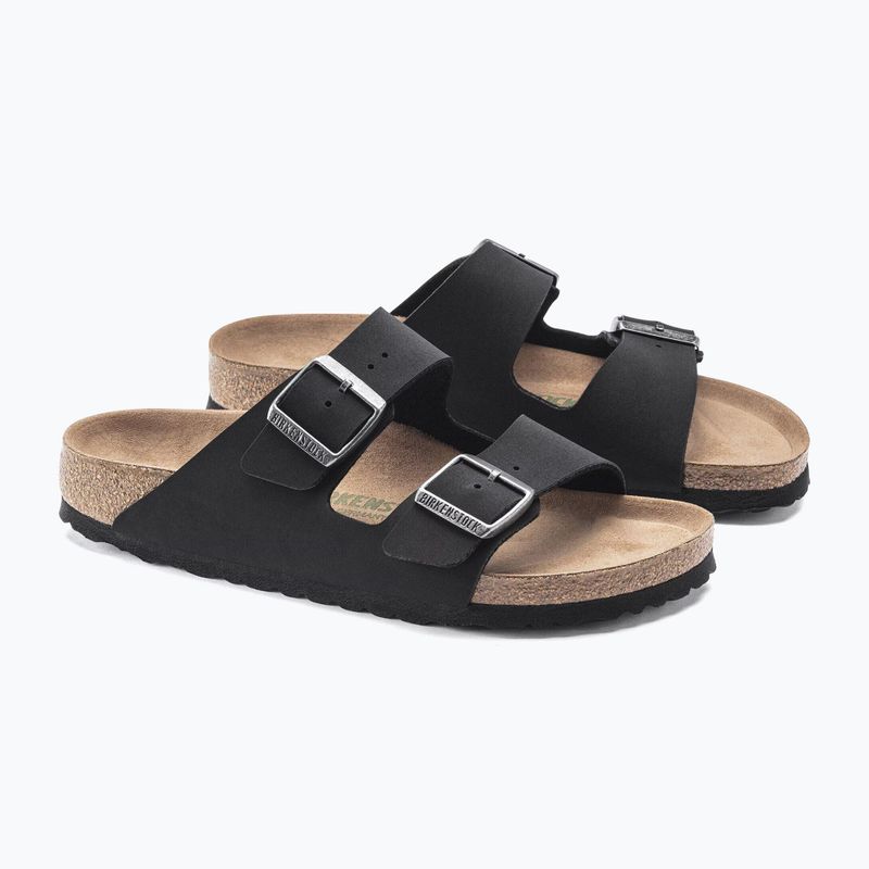 Шльопанці BIRKENSTOCK Arizona Vegan Birkibuc Narrow black 3