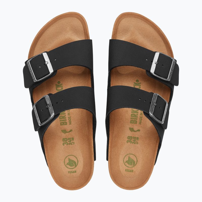Шльопанці BIRKENSTOCK Arizona Vegan Birkibuc black 3