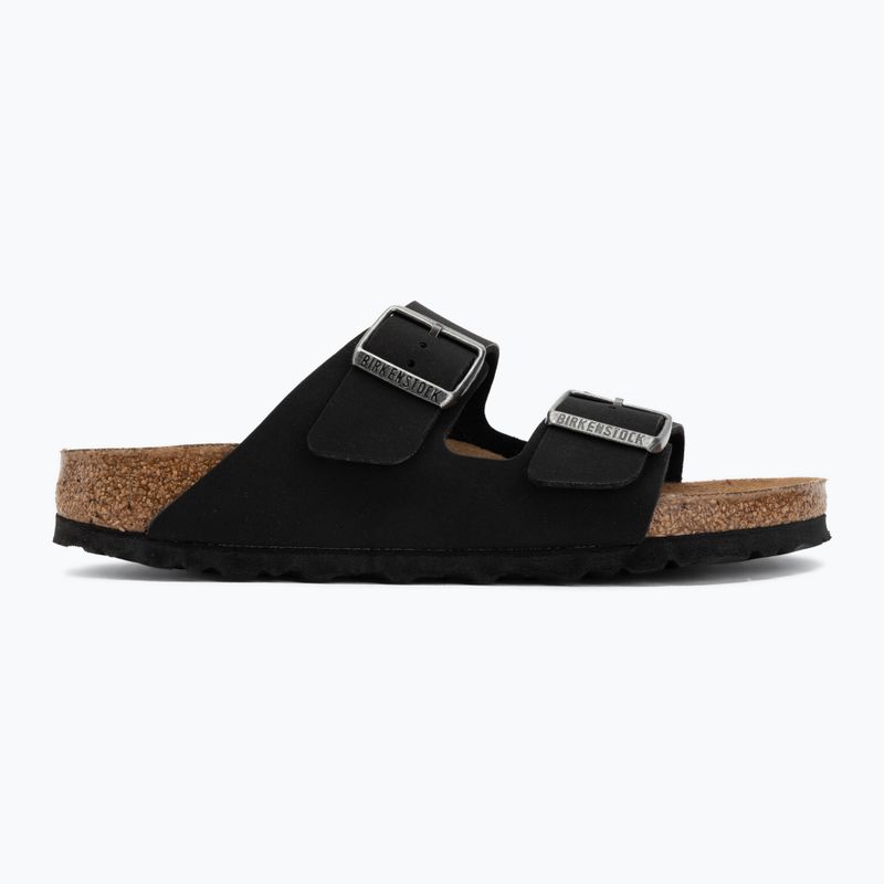 Шльопанці BIRKENSTOCK Arizona Vegan Birkibuc Narrow black 2
