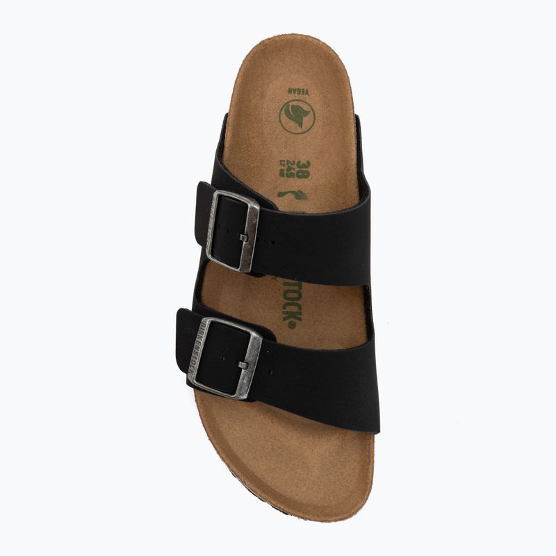 Шльопанці BIRKENSTOCK Arizona Vegan Birkibuc Narrow black 5