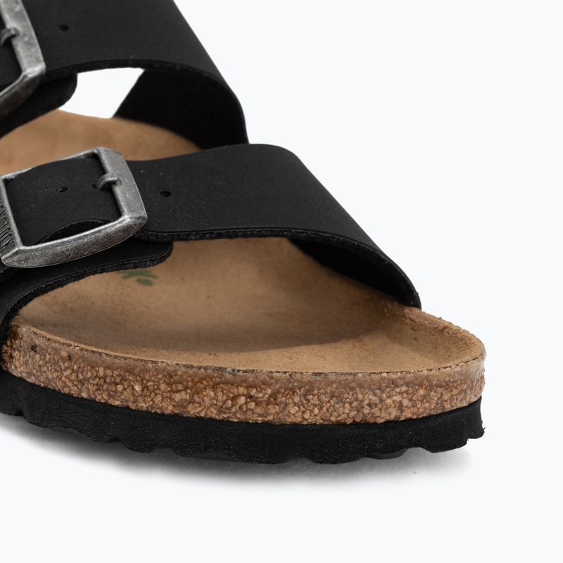Шльопанці BIRKENSTOCK Arizona Vegan Birkibuc Narrow black 7