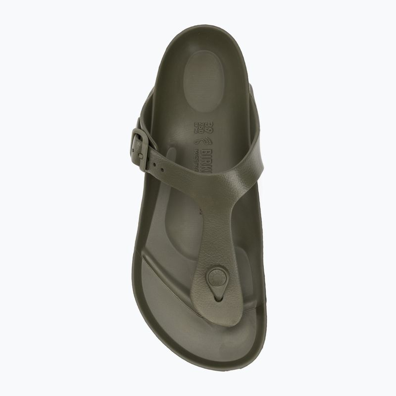 Шльопанці BIRKENSTOCK Gizeh EVA Regular хакі 5