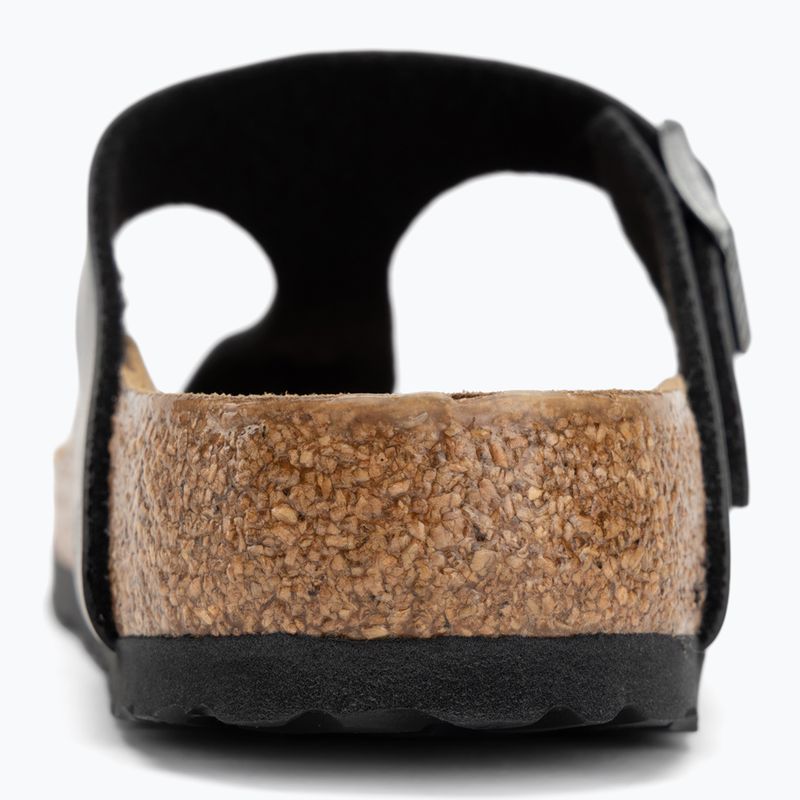 Жіночі шльопанці BIRKENSTOCK Gizeh BF Regular чорний металік 6