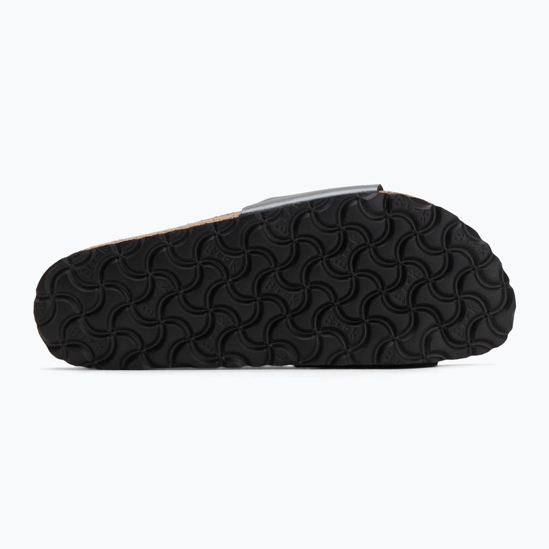 BIRKENSTOCK Madrid BF Вузькі шльопанці металік чорні 4