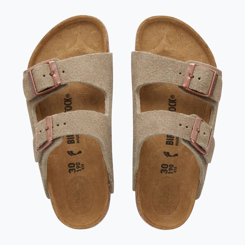 Шльопанці BIRKENSTOCK Arizona Kids LEVE Regular сіро-коричневі 10