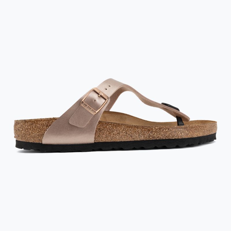 Шльопанці жіночі BIRKENSTOCK Gizeh Birko-Flor copper 2