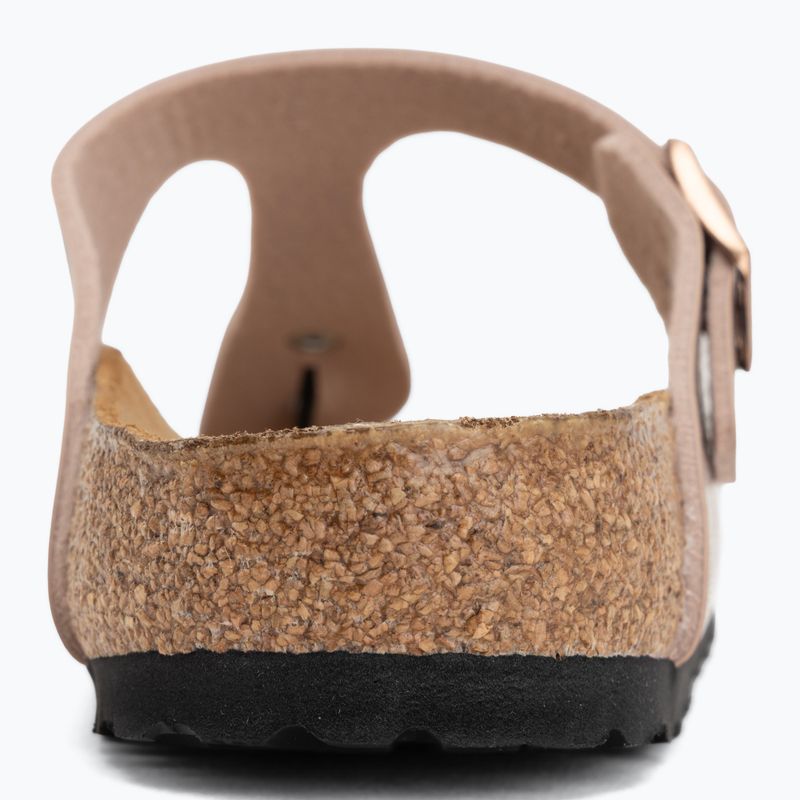 Шльопанці жіночі BIRKENSTOCK Gizeh Birko-Flor copper 6