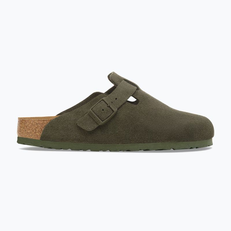 Шльопанці BIRKENSTOCK Boston Suede Leather thyme 2