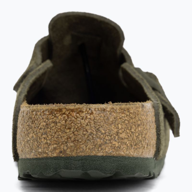 Шльопанці BIRKENSTOCK Boston Suede Leather thyme 6