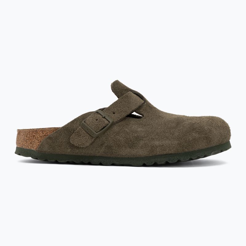 Шльопанці BIRKENSTOCK Boston Suede Leather thyme 2