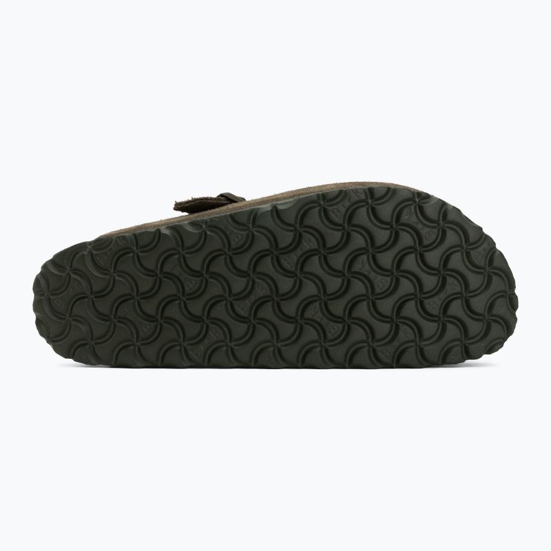 Шльопанці BIRKENSTOCK Boston Suede Leather thyme 4