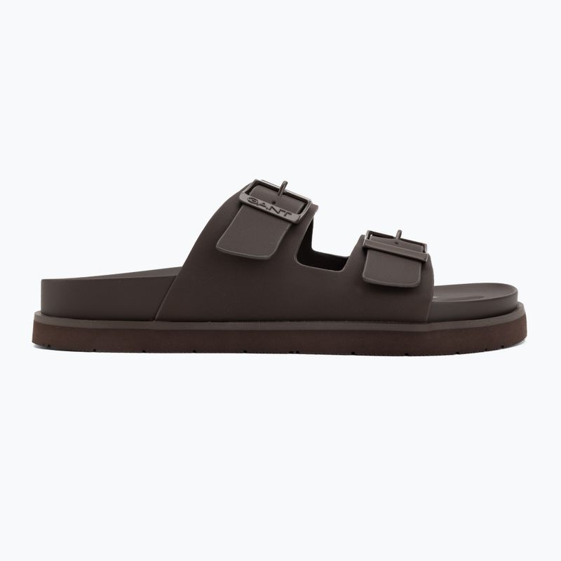 Чоловічі шльопанці GANT Palbuddy dark brown 2