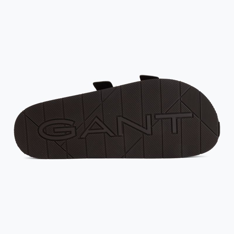 Чоловічі шльопанці GANT Palbuddy dark brown 4