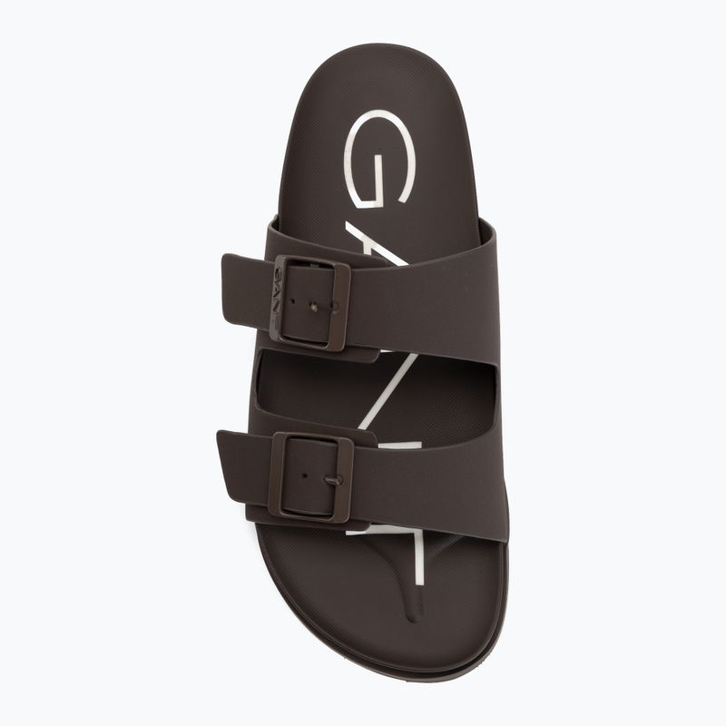 Чоловічі шльопанці GANT Palbuddy dark brown 5