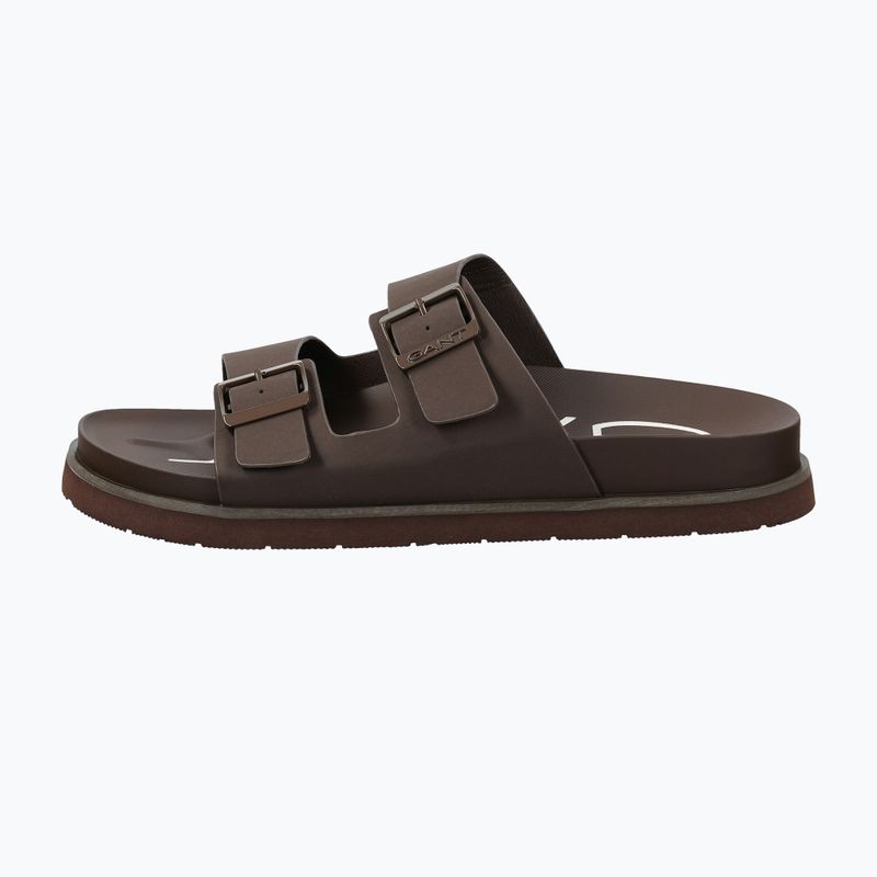Чоловічі шльопанці GANT Palbuddy dark brown 2