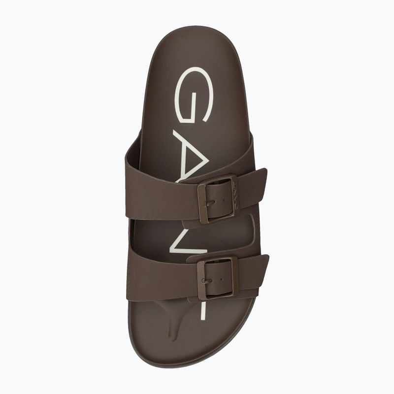 Чоловічі шльопанці GANT Palbuddy dark brown 5