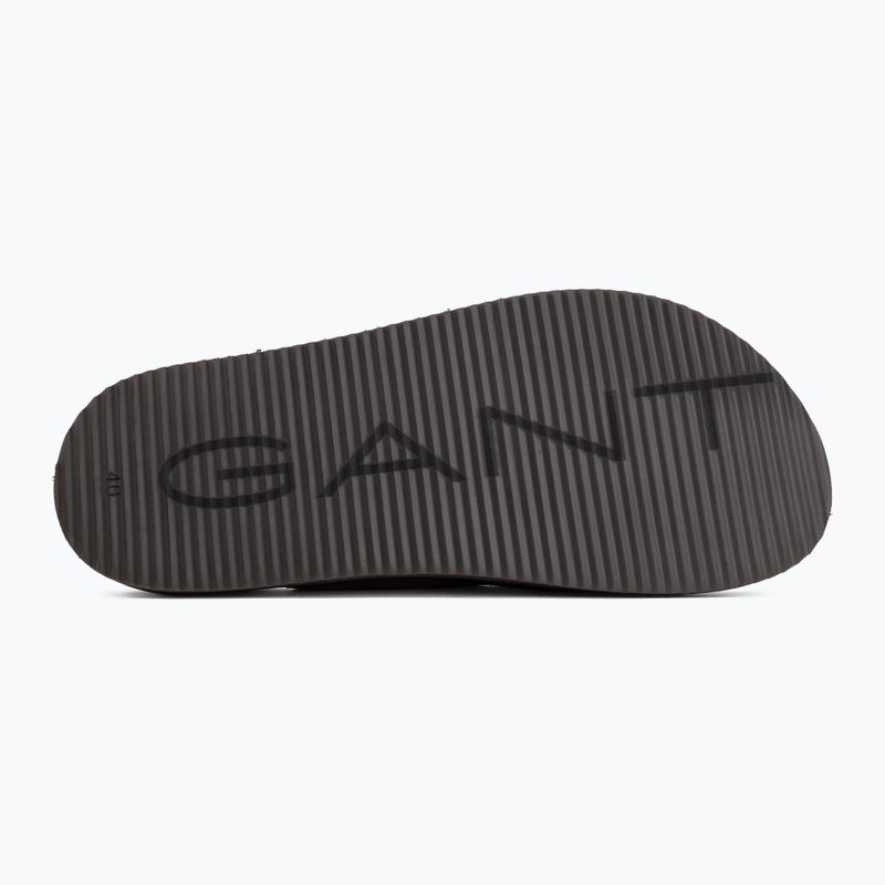 Шльопанці чоловічі GANT Fairfo dark brown 4