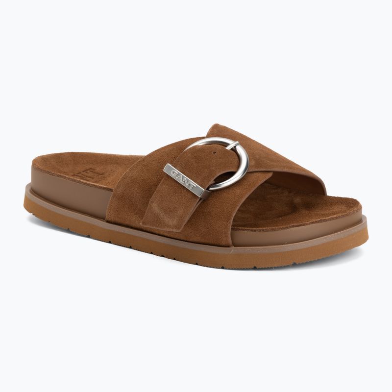 Жіночі шльопанці GANT Mardale cognac