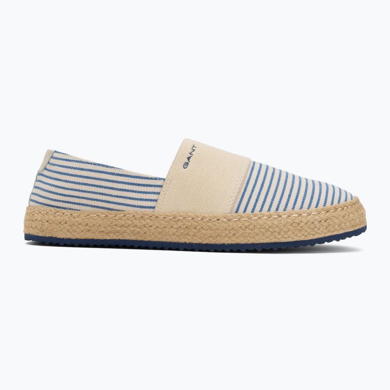 Жіночі еспадрильї GANT Raffiaville blue/cream 2
