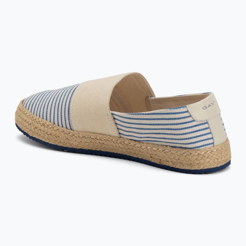 Жіночі еспадрильї GANT Raffiaville blue/cream 3
