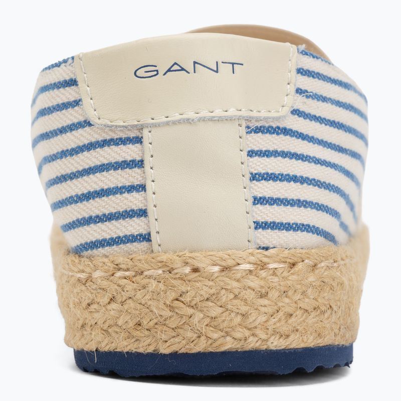 Жіночі еспадрильї GANT Raffiaville blue/cream 6