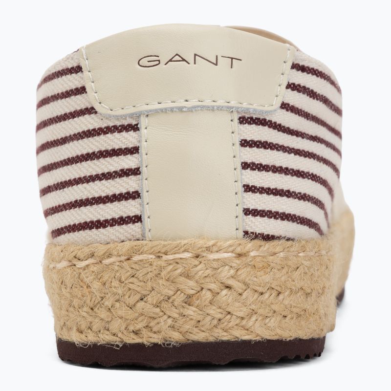 Жіночі еспадрильї GANT Raffiaville brown/cream 6