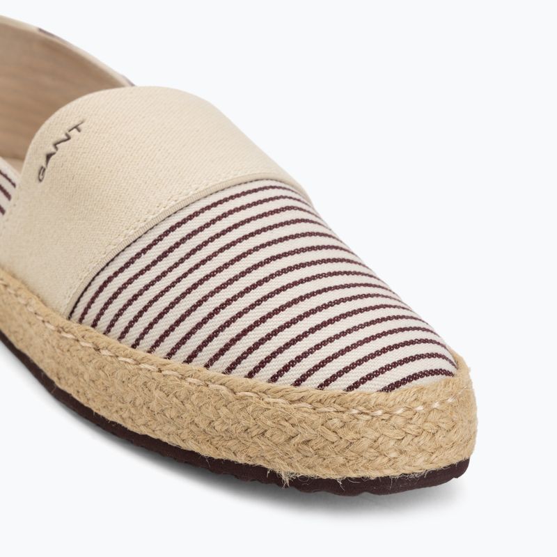 Жіночі еспадрильї GANT Raffiaville brown/cream 7