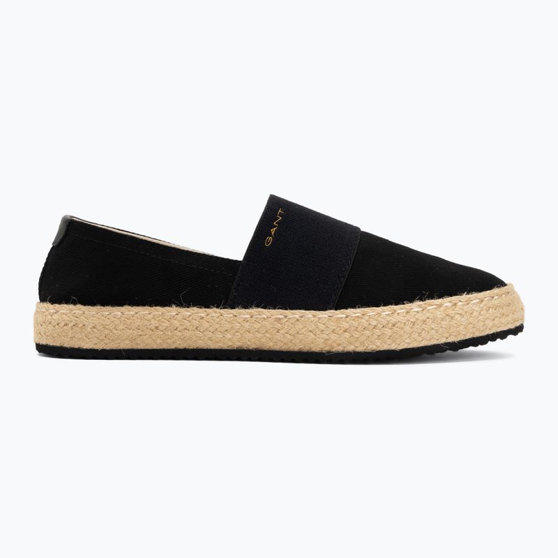Жіночі еспадрильї GANT Raffiaville black 2