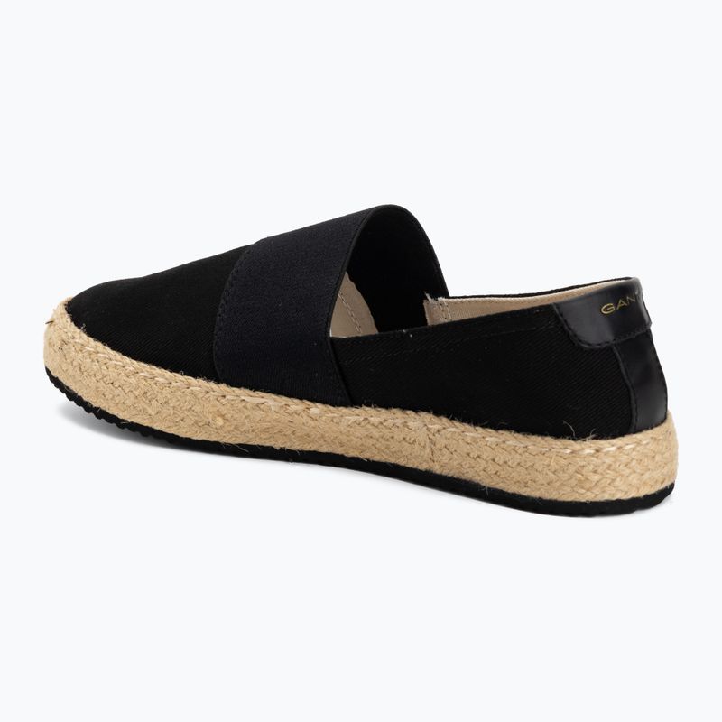 Жіночі еспадрильї GANT Raffiaville black 3