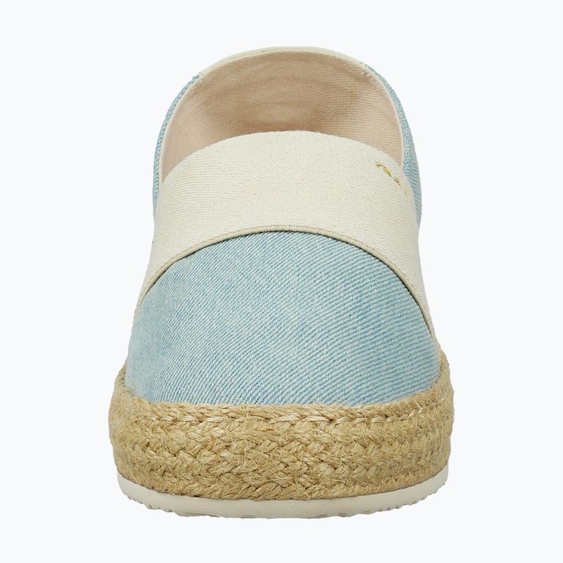 Жіночі еспадрильї GANT Raffiaville light blue/cream 3