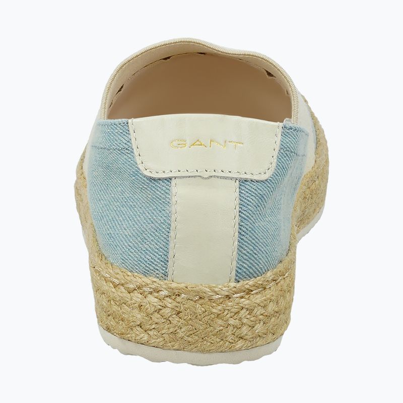 Жіночі еспадрильї GANT Raffiaville light blue/cream 4