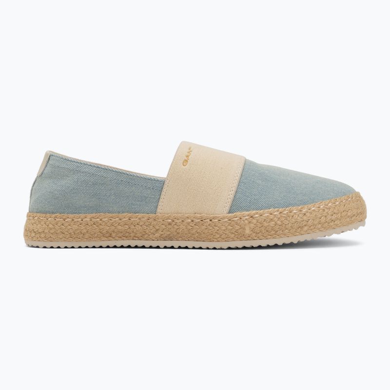 Жіночі еспадрильї GANT Raffiaville light blue/cream 2