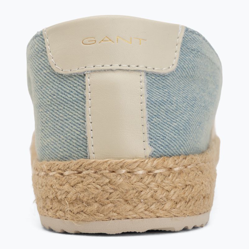 Жіночі еспадрильї GANT Raffiaville light blue/cream 6