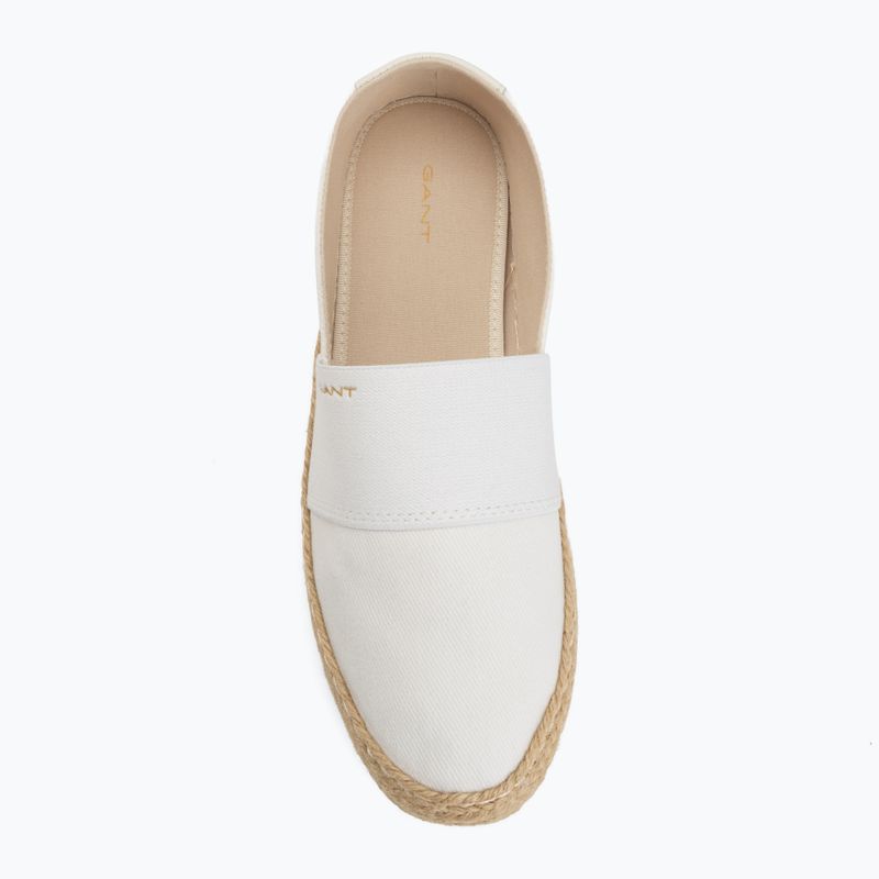 Жіночі еспадрильї GANT Raffiaville off white 5