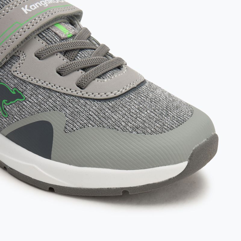 Дитячі кросівки KangaROOS KD-Gym EV пара сірий/неоновий зелений 7