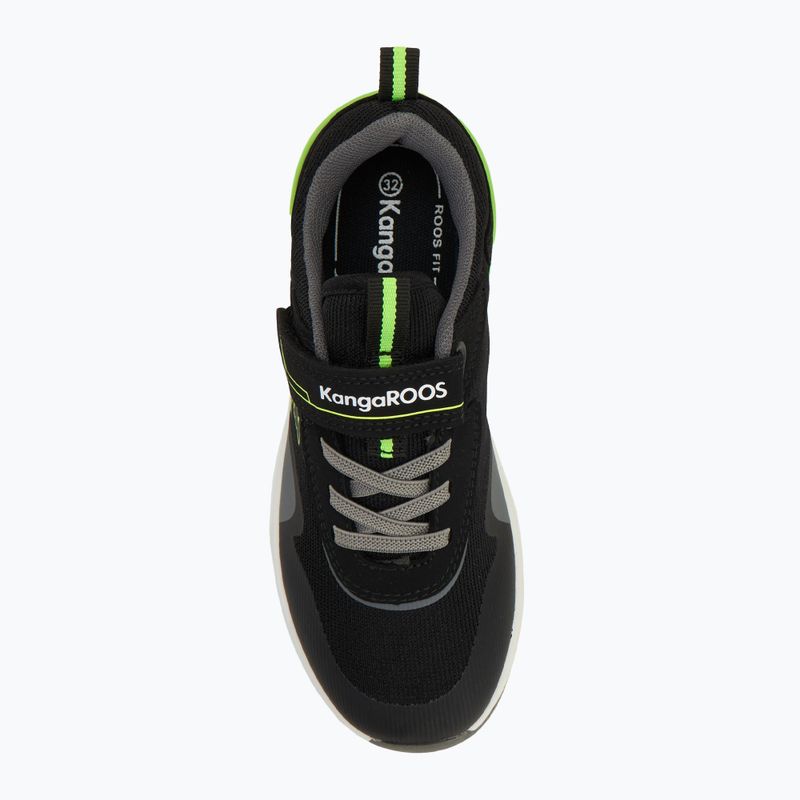 Дитячі кросівки KangaROOS KD-Gym EV jet чорні/неоново-жовті 5