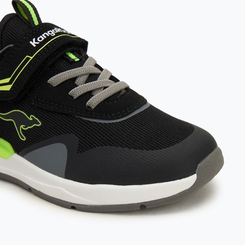 Дитячі кросівки KangaROOS KD-Gym EV jet чорні/неоново-жовті 7