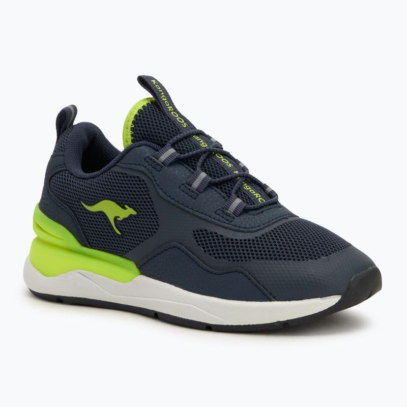 Дитячі черевики KangaROOS KD-Road темно-сині/лаймові