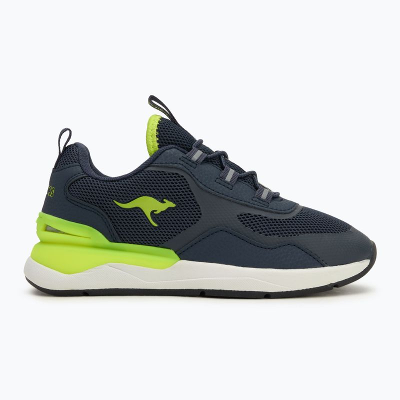 Дитячі черевики KangaROOS KD-Road темно-сині/лаймові 2